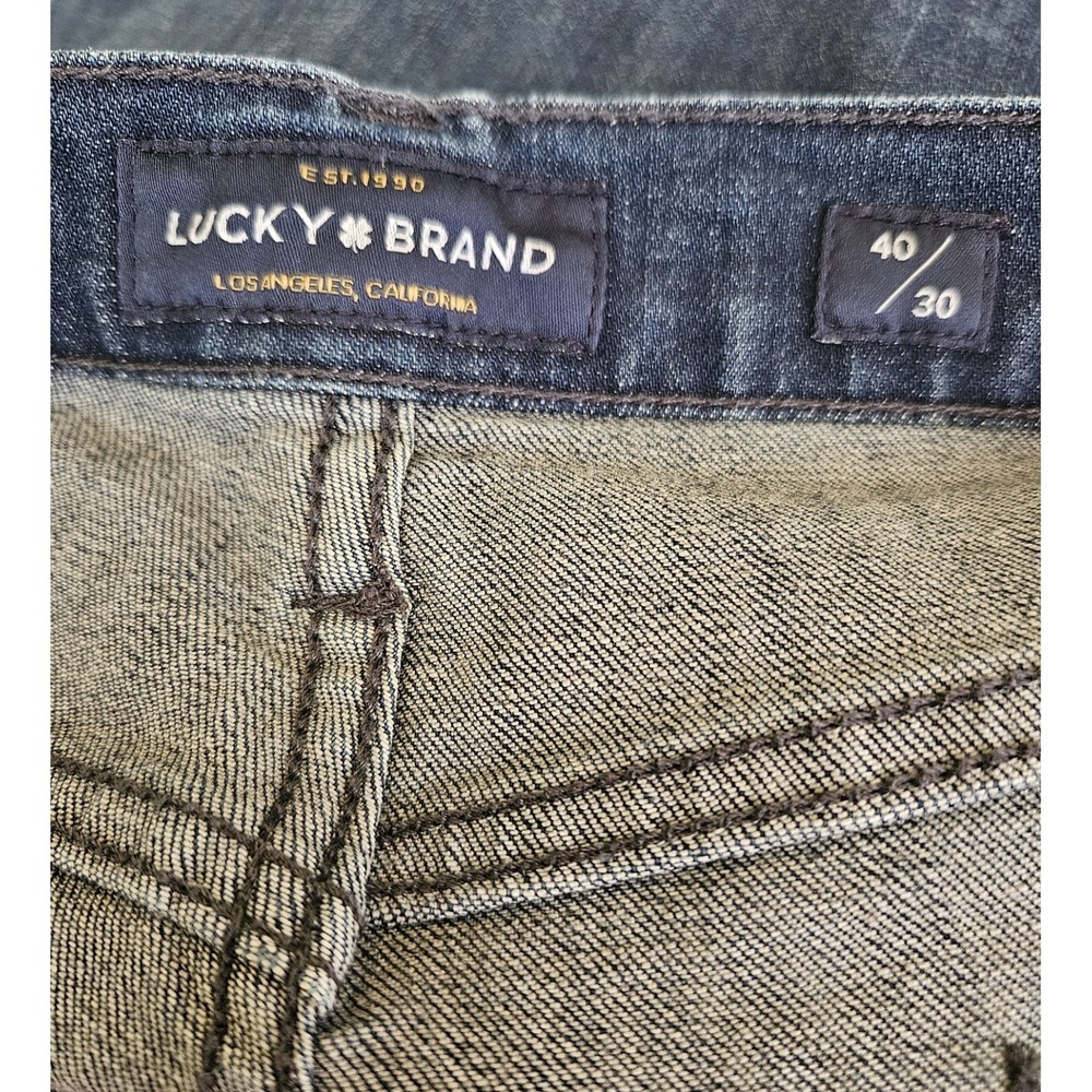 Lucky Brand Jeans '221 Straight' Mens tag=40x30 (MEASURED=41x28.5) - Picture 13 of 16